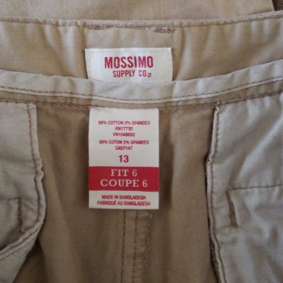 Mossimo supply Co, tan slacks sz 13 - Picture 3 of 7